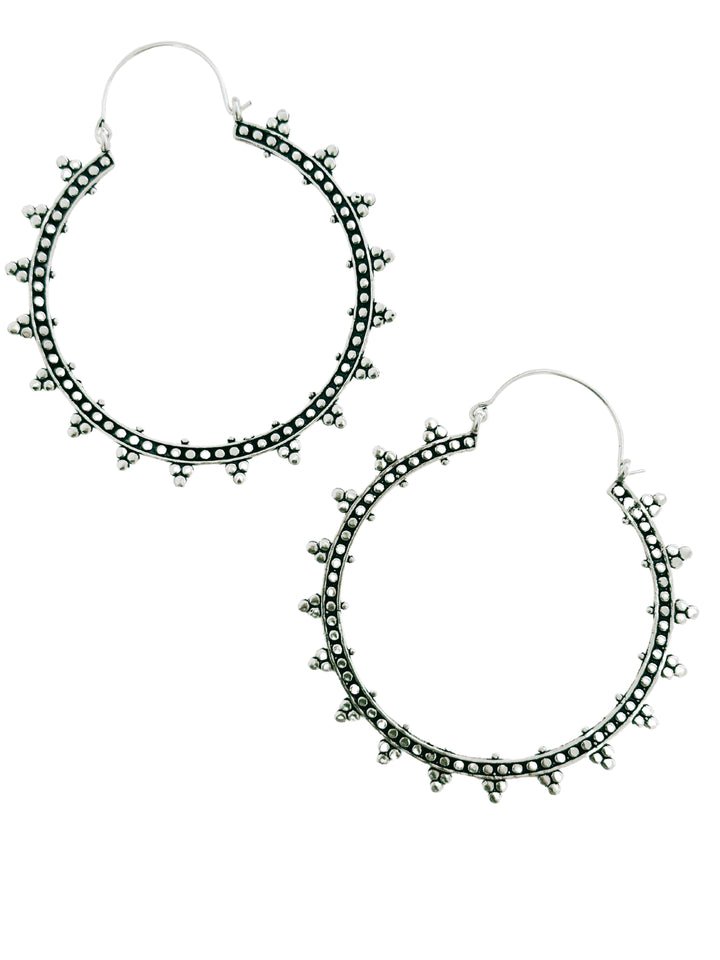 Eta Silver Hoop
