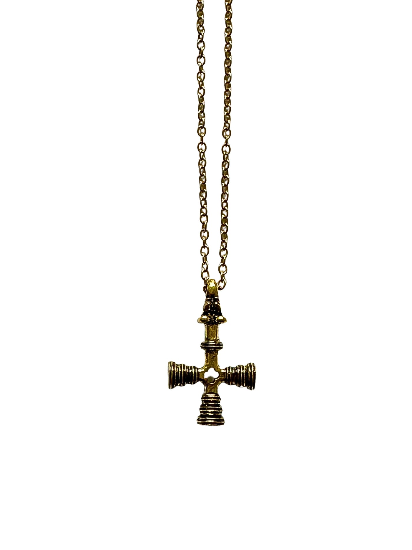 Mini Ethiopian Cross Necklace