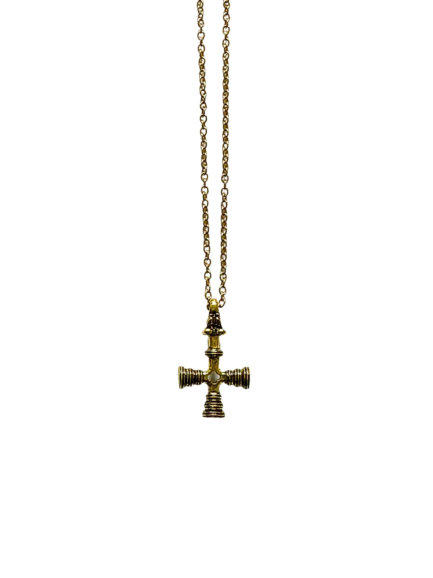 Mini Ethiopian Cross Necklace