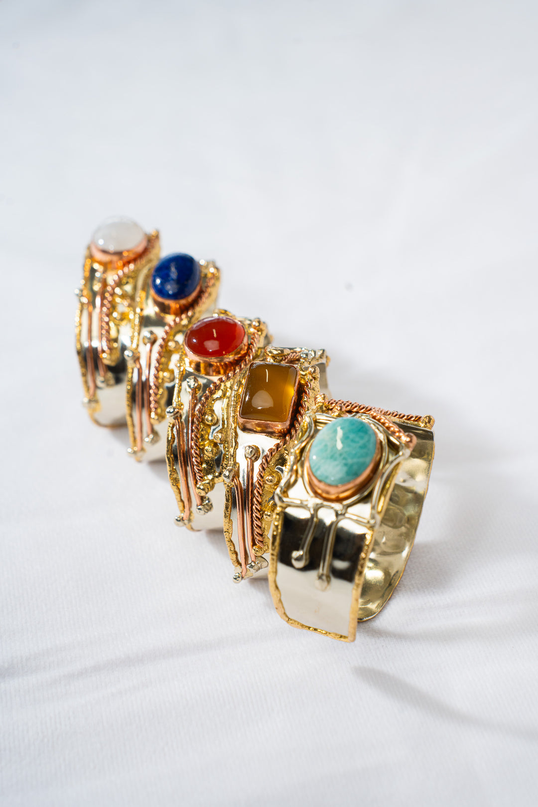 Gemstone Brutalist Cuff