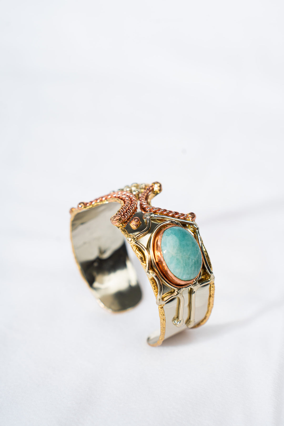 Gemstone Brutalist Cuff
