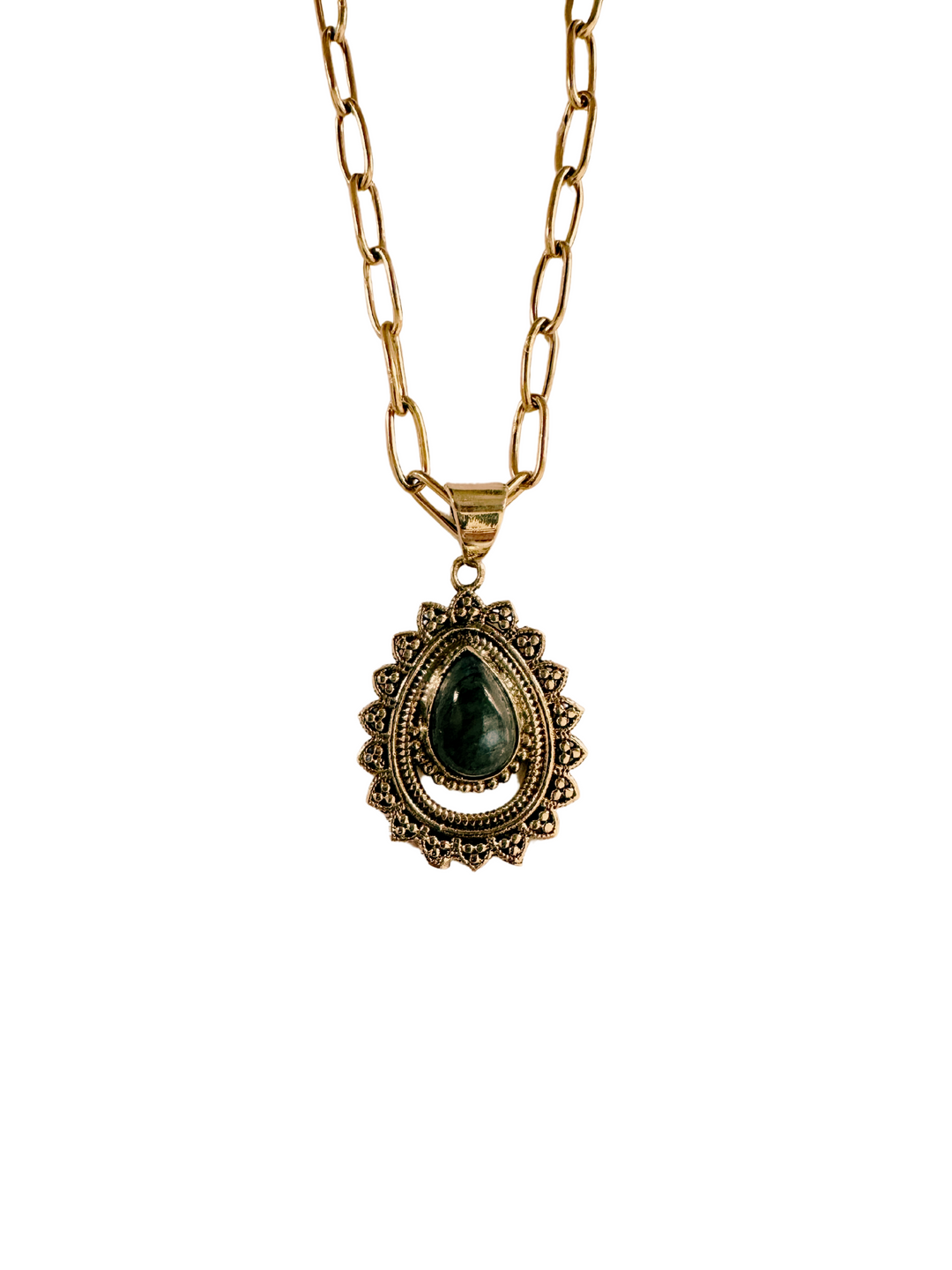 Mystic Aura Labradorite Pendant
