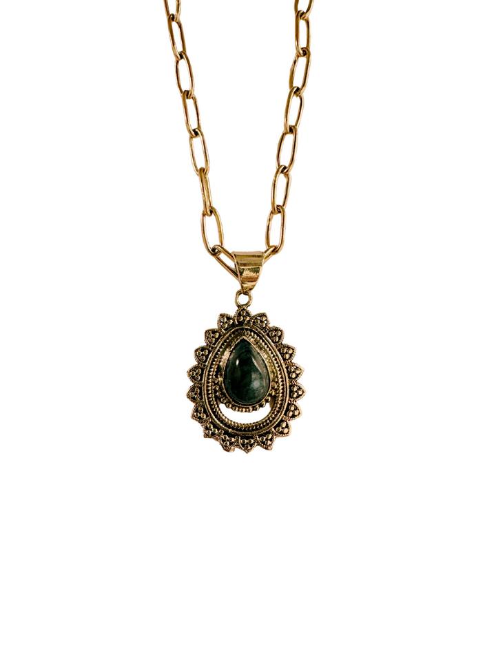 Mystic Aura Labradorite Pendant