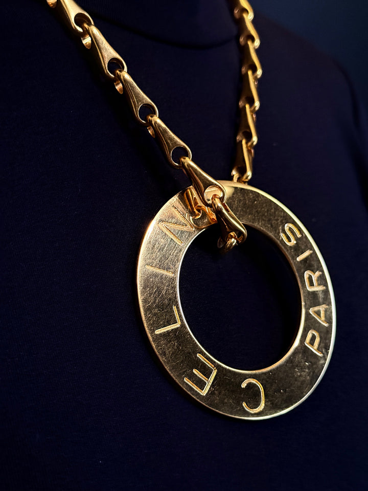 1990's Vintage Large Celine Necklace