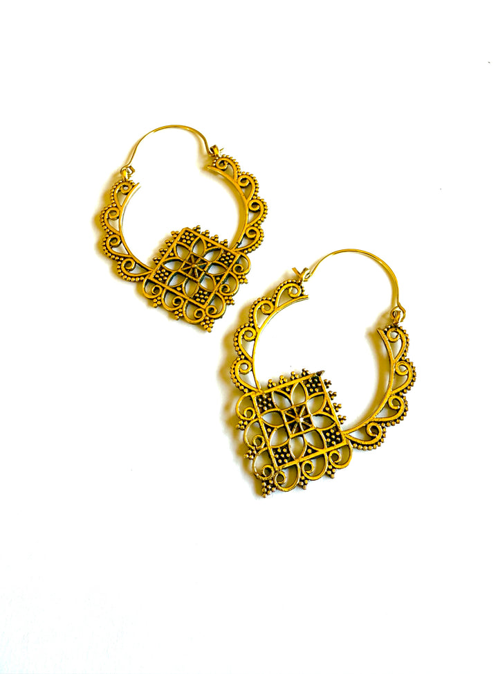 Erita Brass Hoop