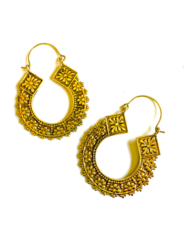 Sareena Brass Hoop