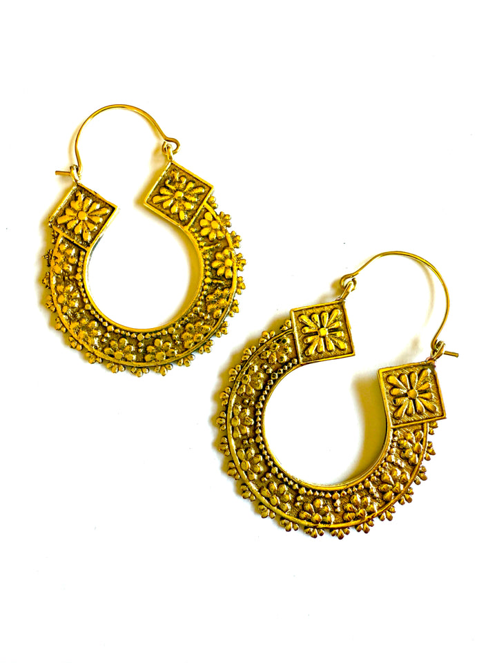 Sareena Brass Hoop