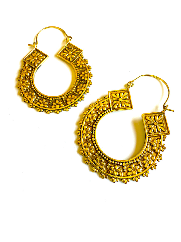Sareena Brass Hoop