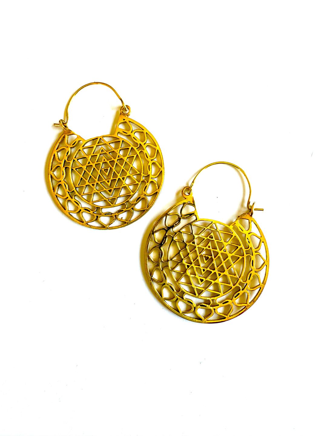 Meera Brass Hoop