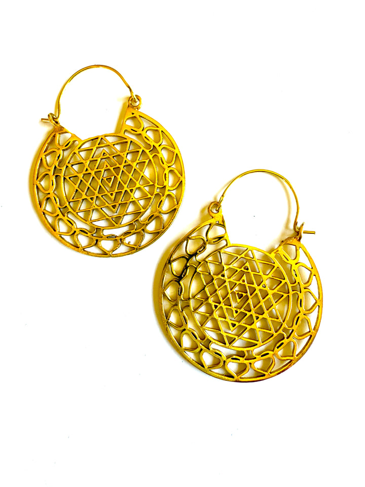 Meera Brass Hoop