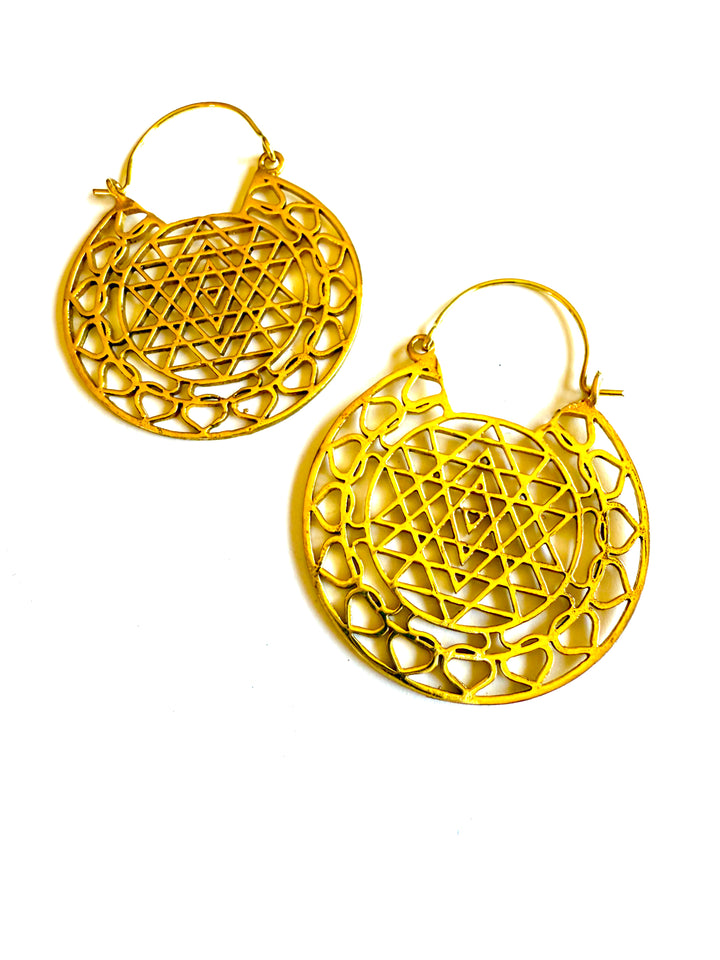 Meera Brass Hoop