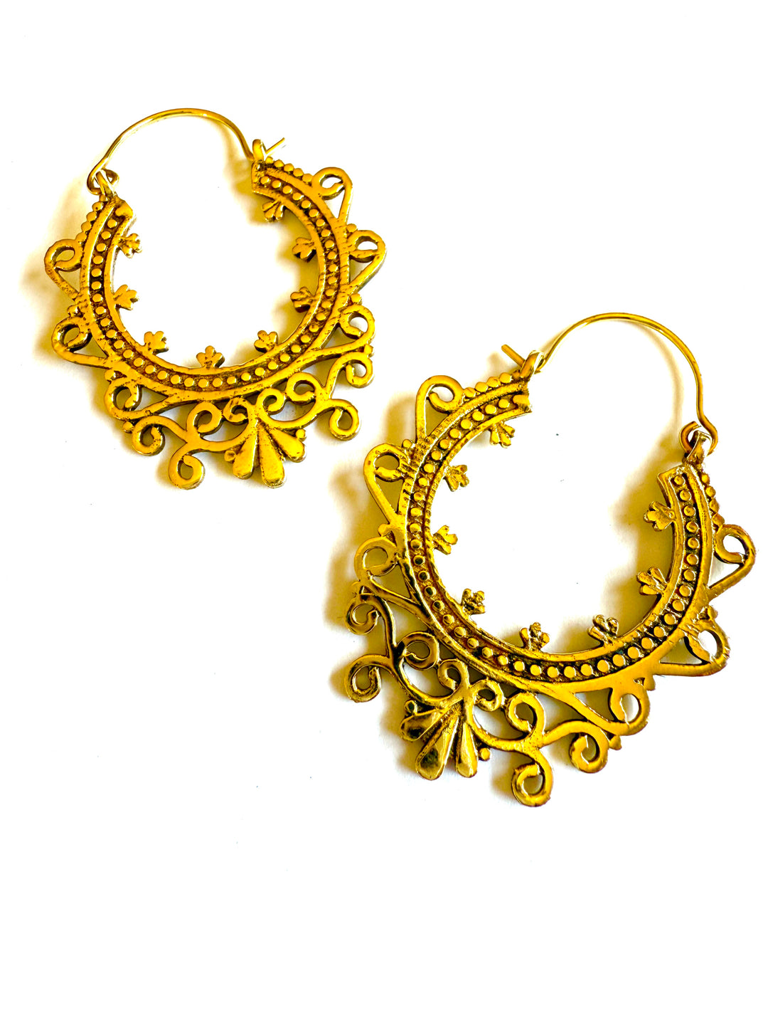 Elah Brass Hoop