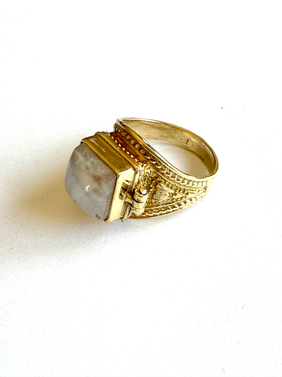 Sia Moonstone Locket Ring