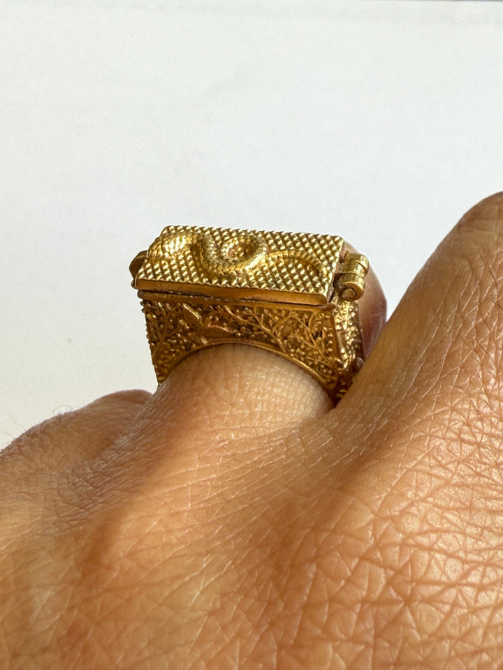 Shia Snake Locket Ring