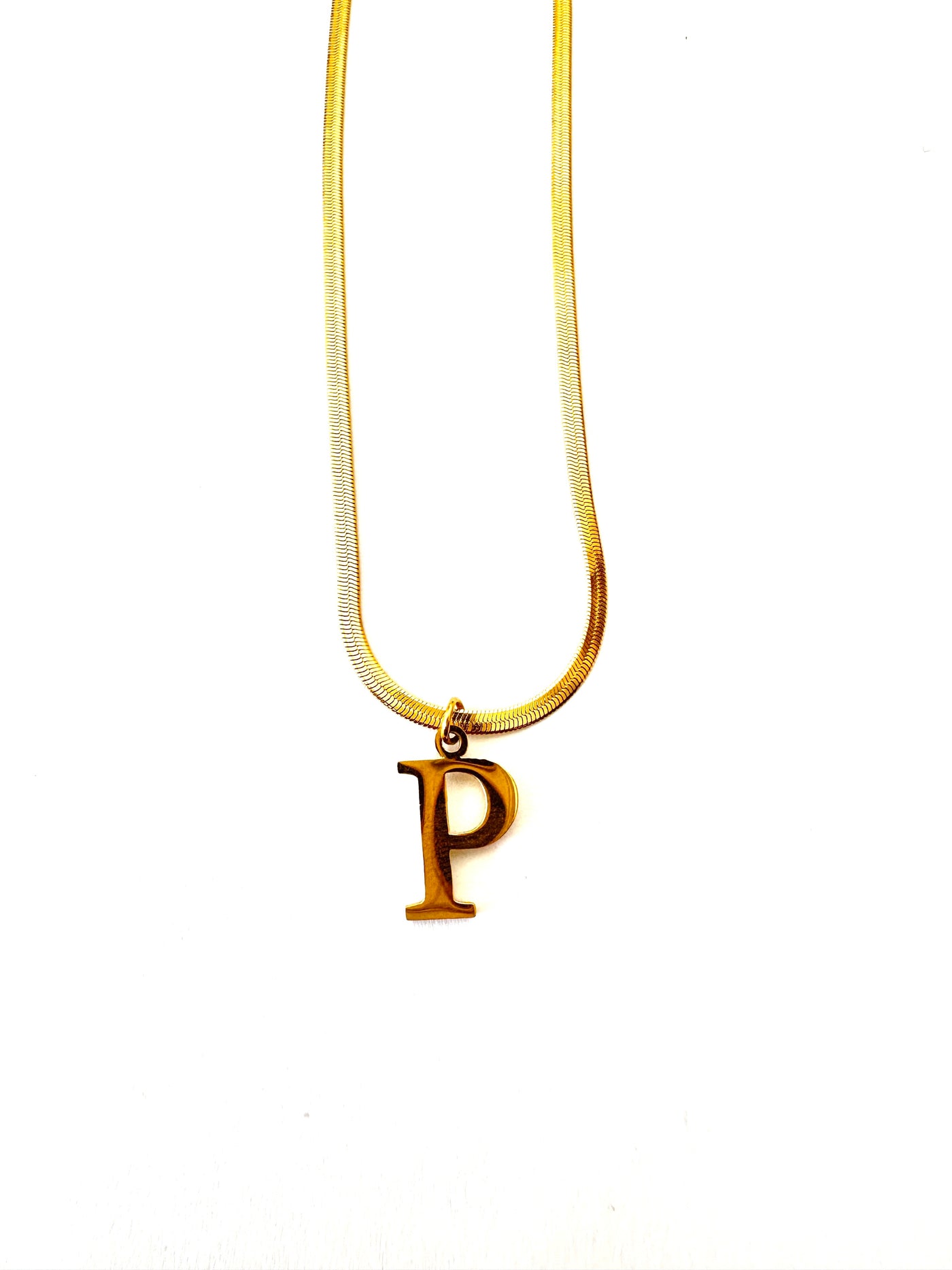 Signature Letter Charm Necklace