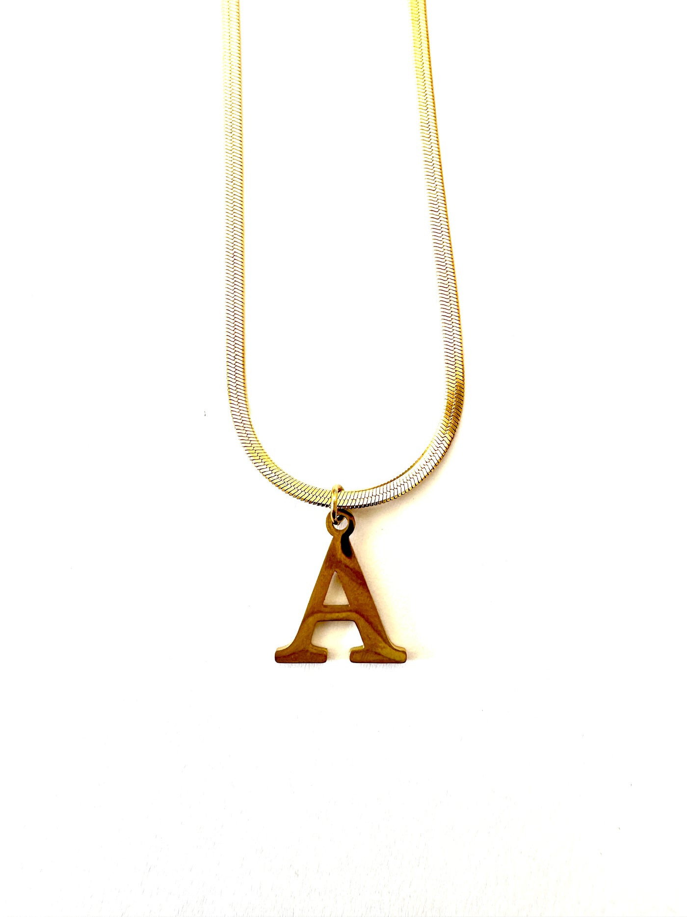 Signature Letter Charm Necklace