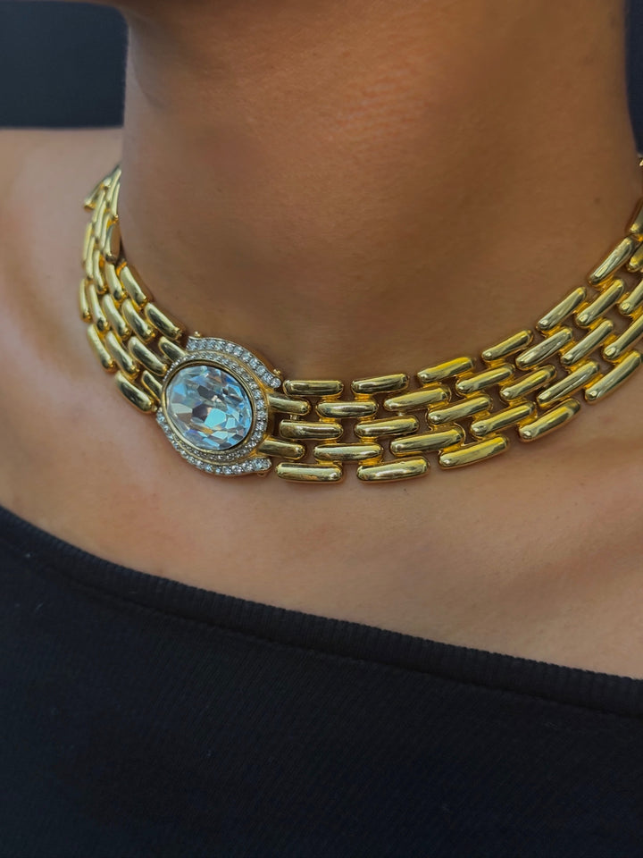 1980's Vintage Givenchy Statement Collar Necklace