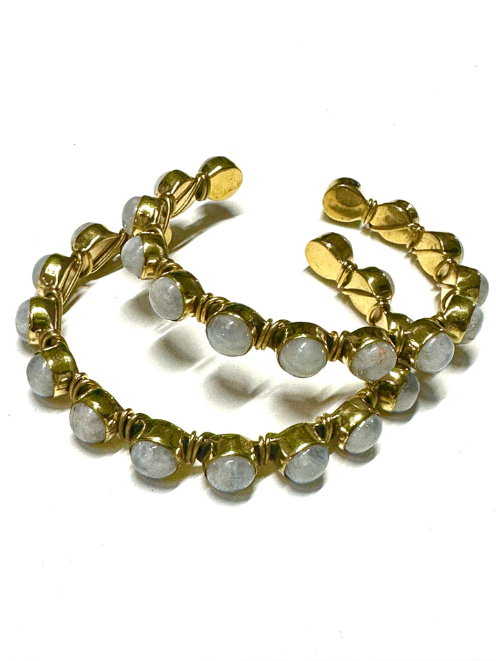 Charo Moonstone Cuff