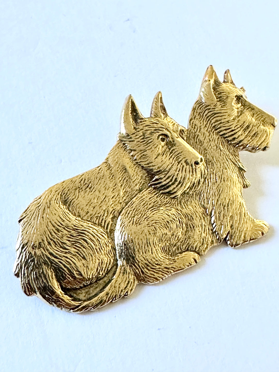 138 Vintage Scottie Dog Brooch