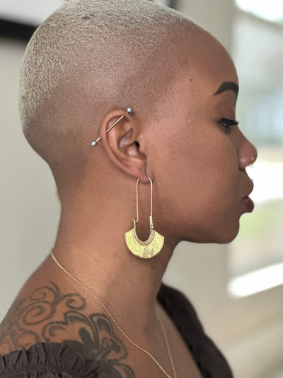 Sima Brass Earring