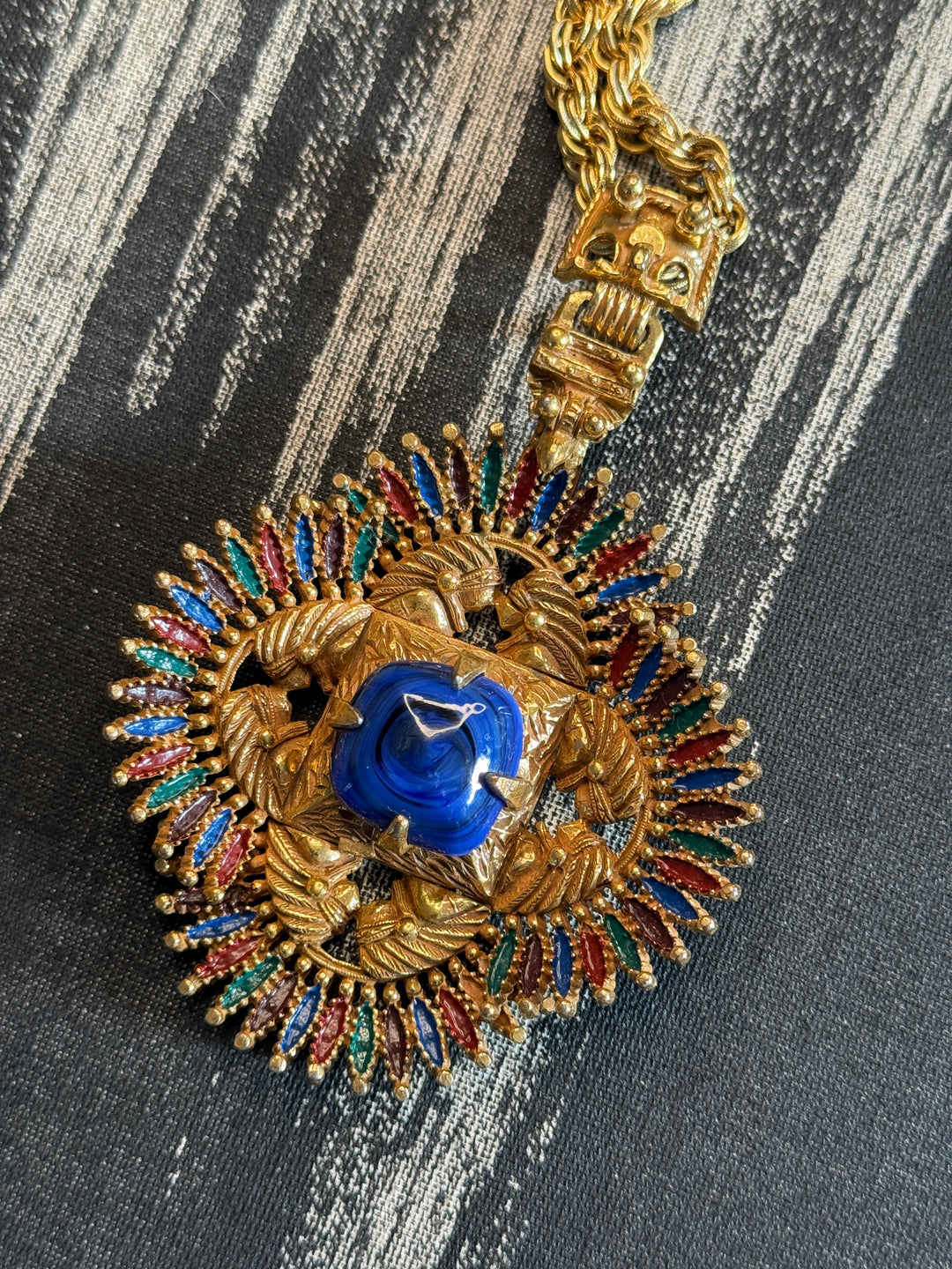 1970's Vintage Larry Vrba for Castlecliff Necklace Set