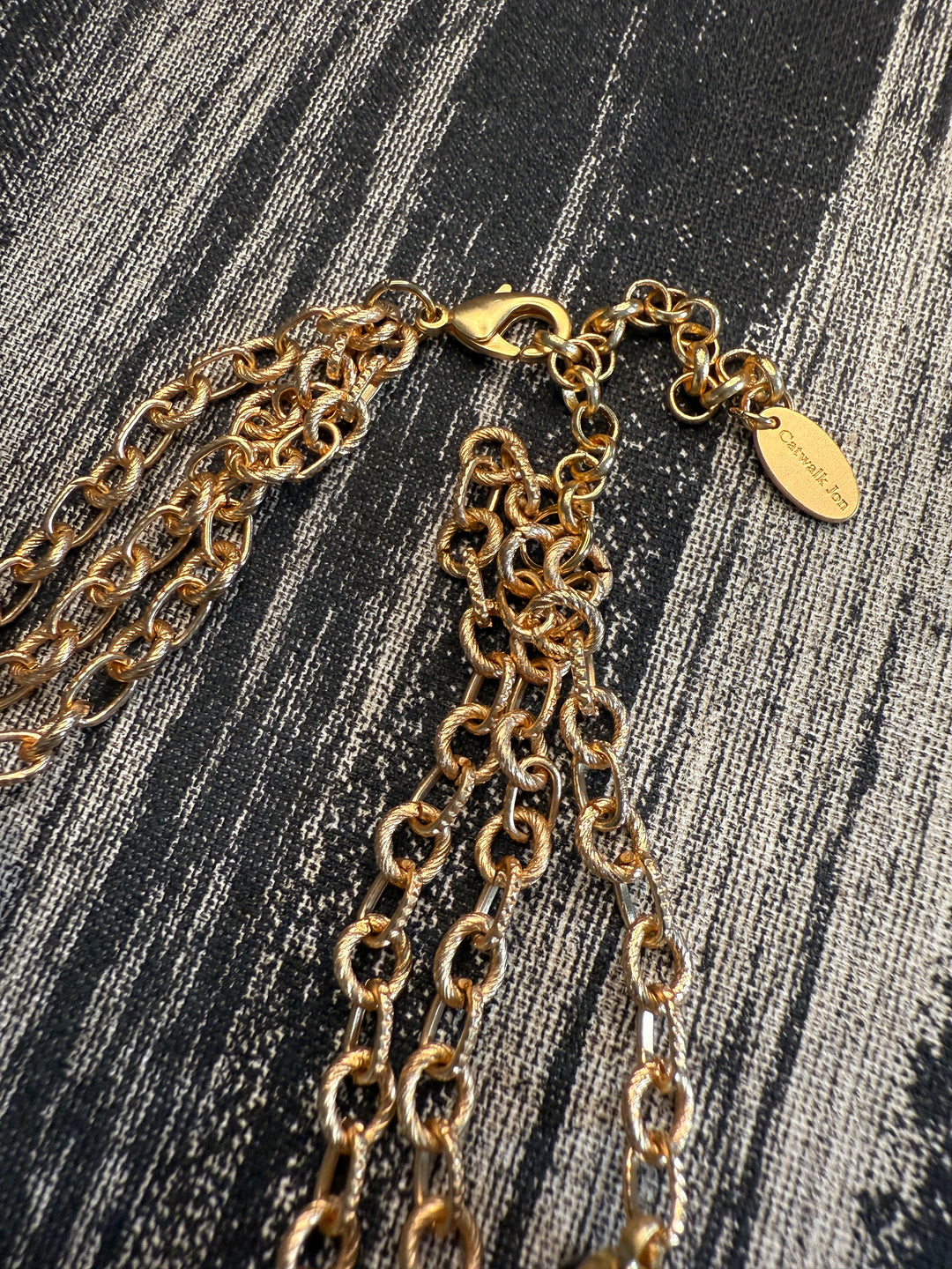 Vintage Catwalk John Cabochon Necklace