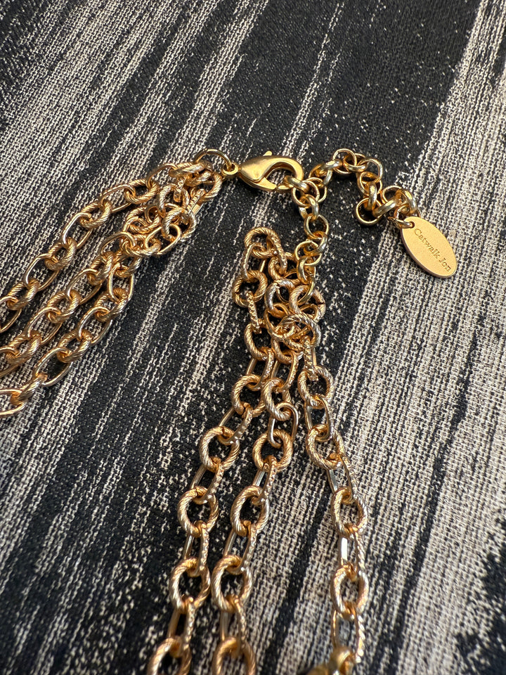 Vintage Catwalk John Cabochon Necklace