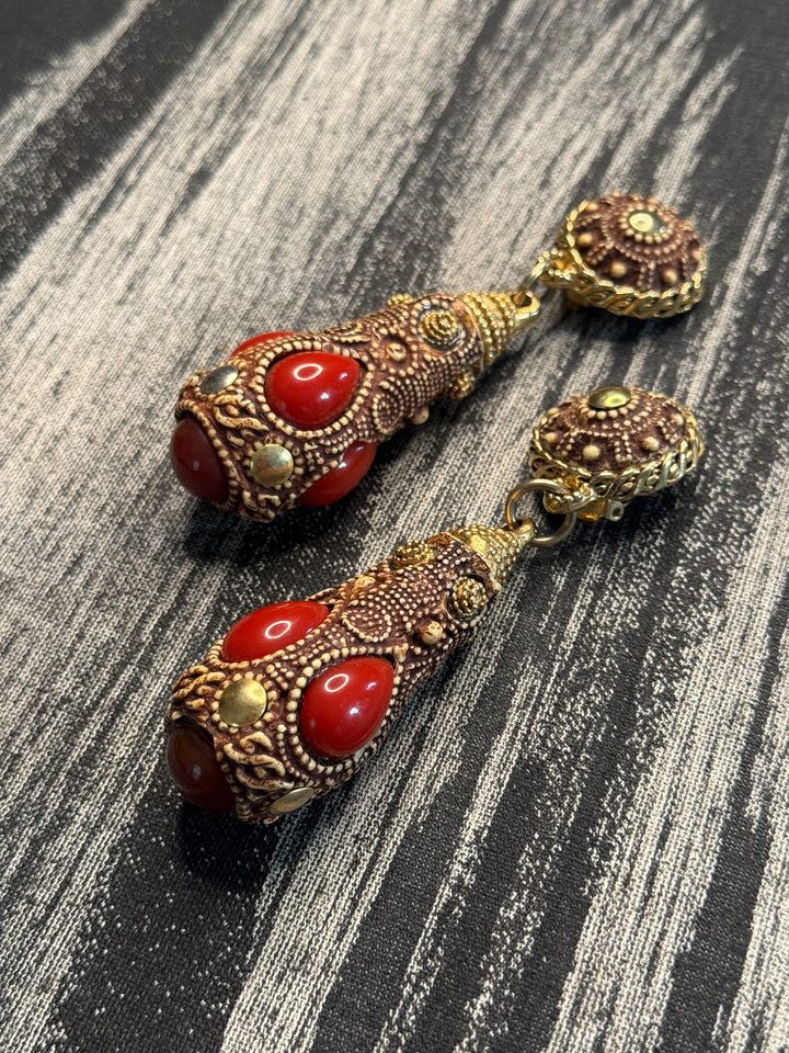 Vintage Intricate Kalinger Earrings