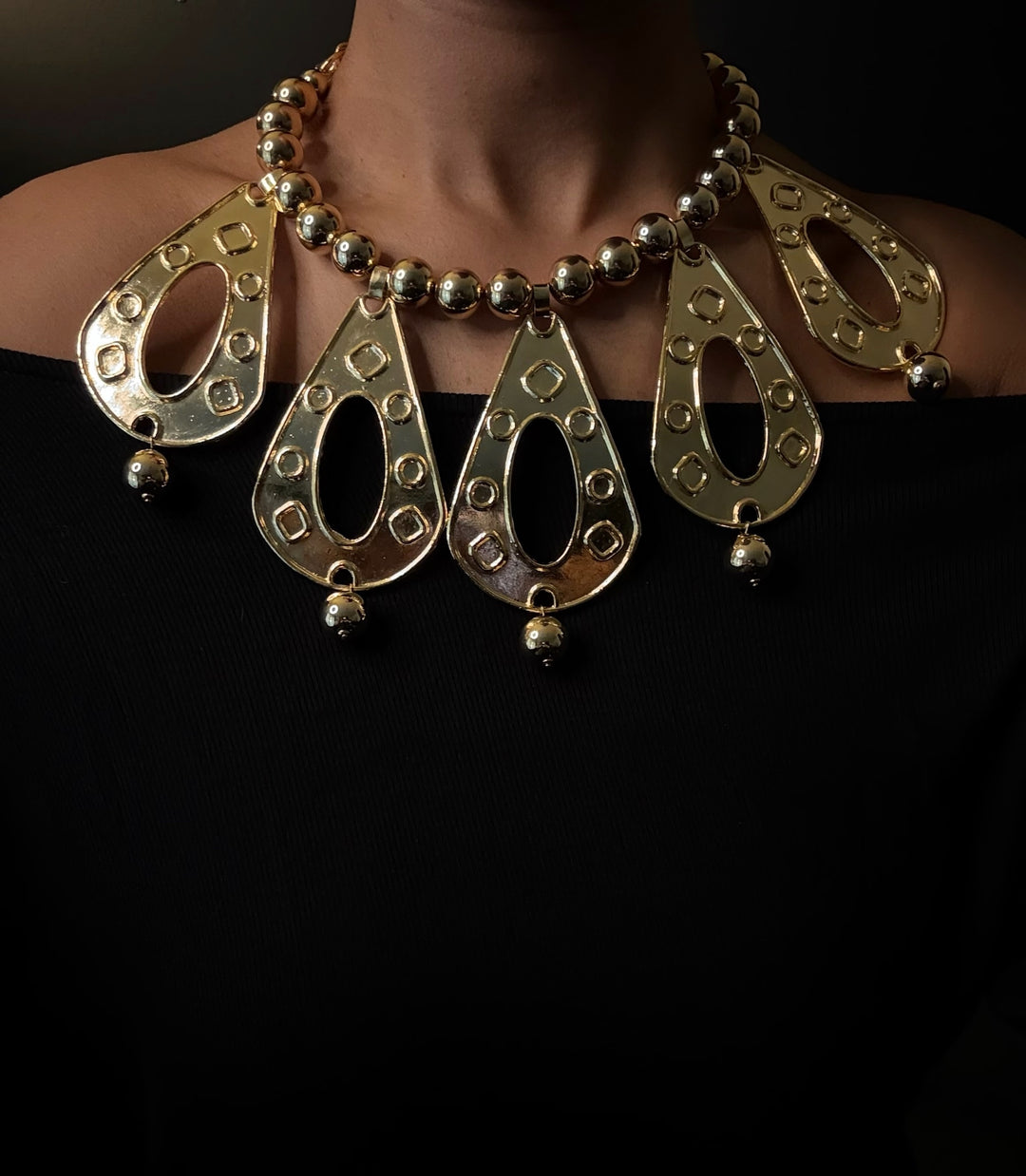 Vintage Julie Rubano Runway Necklace