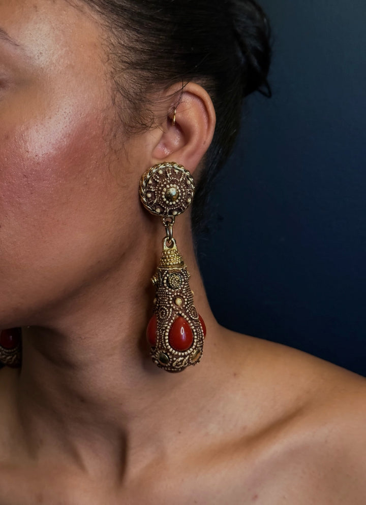 Vintage Intricate Kalinger Earrings