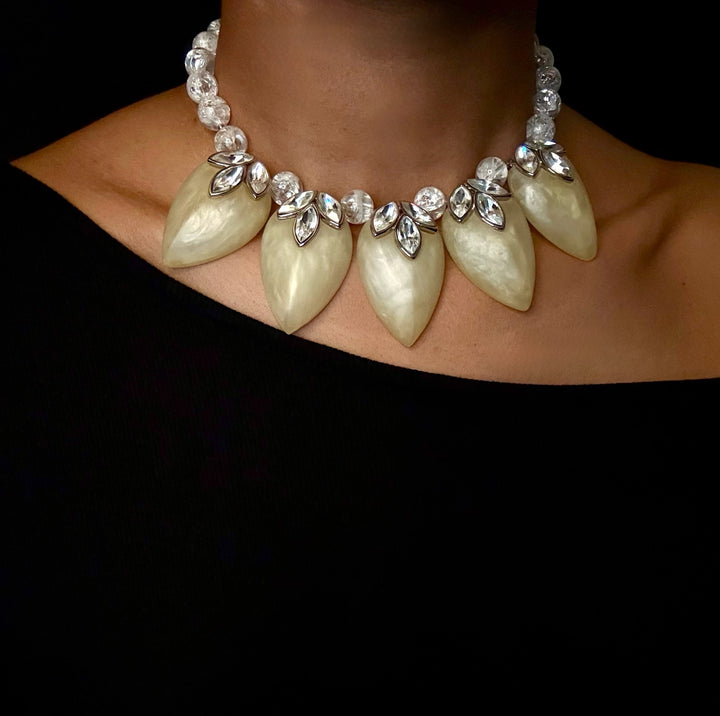 1980's Vintage Yves Saint Laurent Resin Necklace