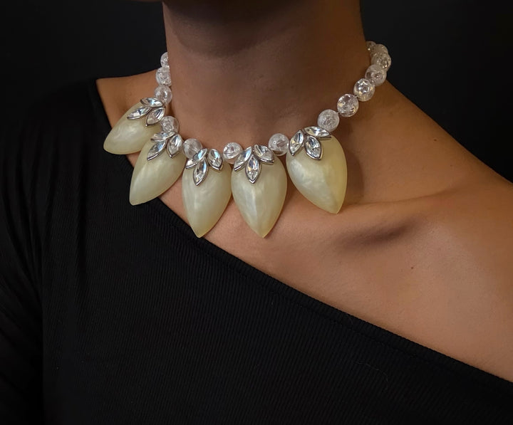 1980's Vintage Yves Saint Laurent Resin Necklace