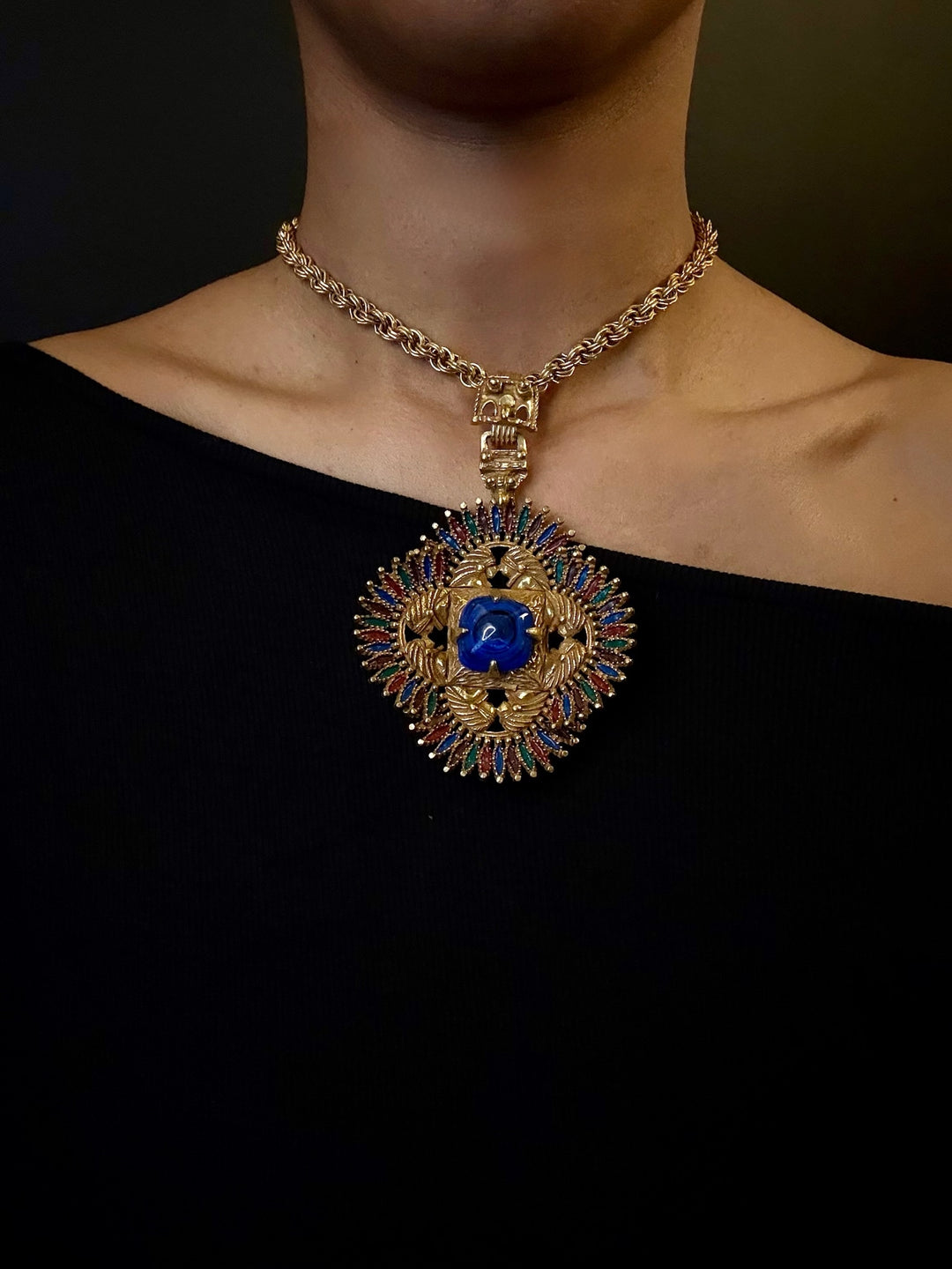 1970's Vintage Larry Vrba for Castlecliff Necklace Set