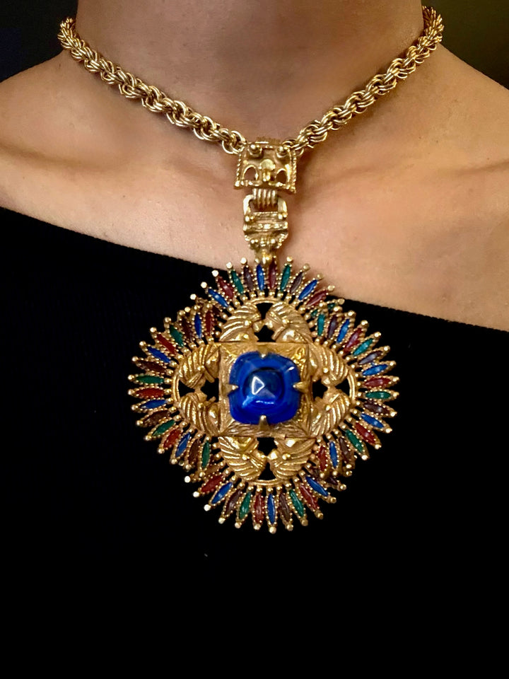 1970's Vintage Larry Vrba for Castlecliff Necklace Set