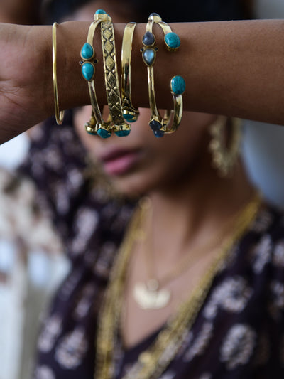 Kaila Gemstone Cuff