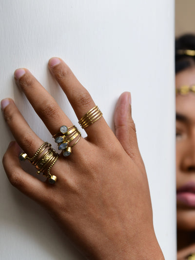 Ekta Gemstone Ring Turquoise
