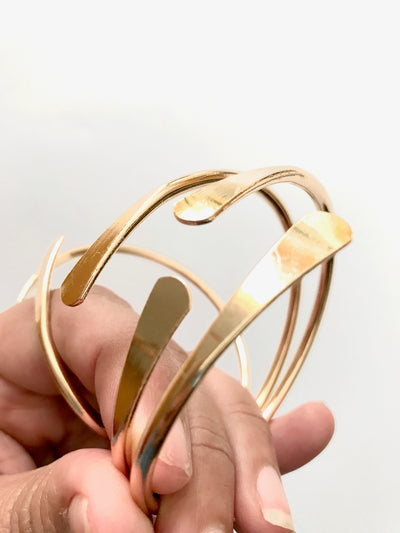 The Coil Brass Bangle (not sold in sets)