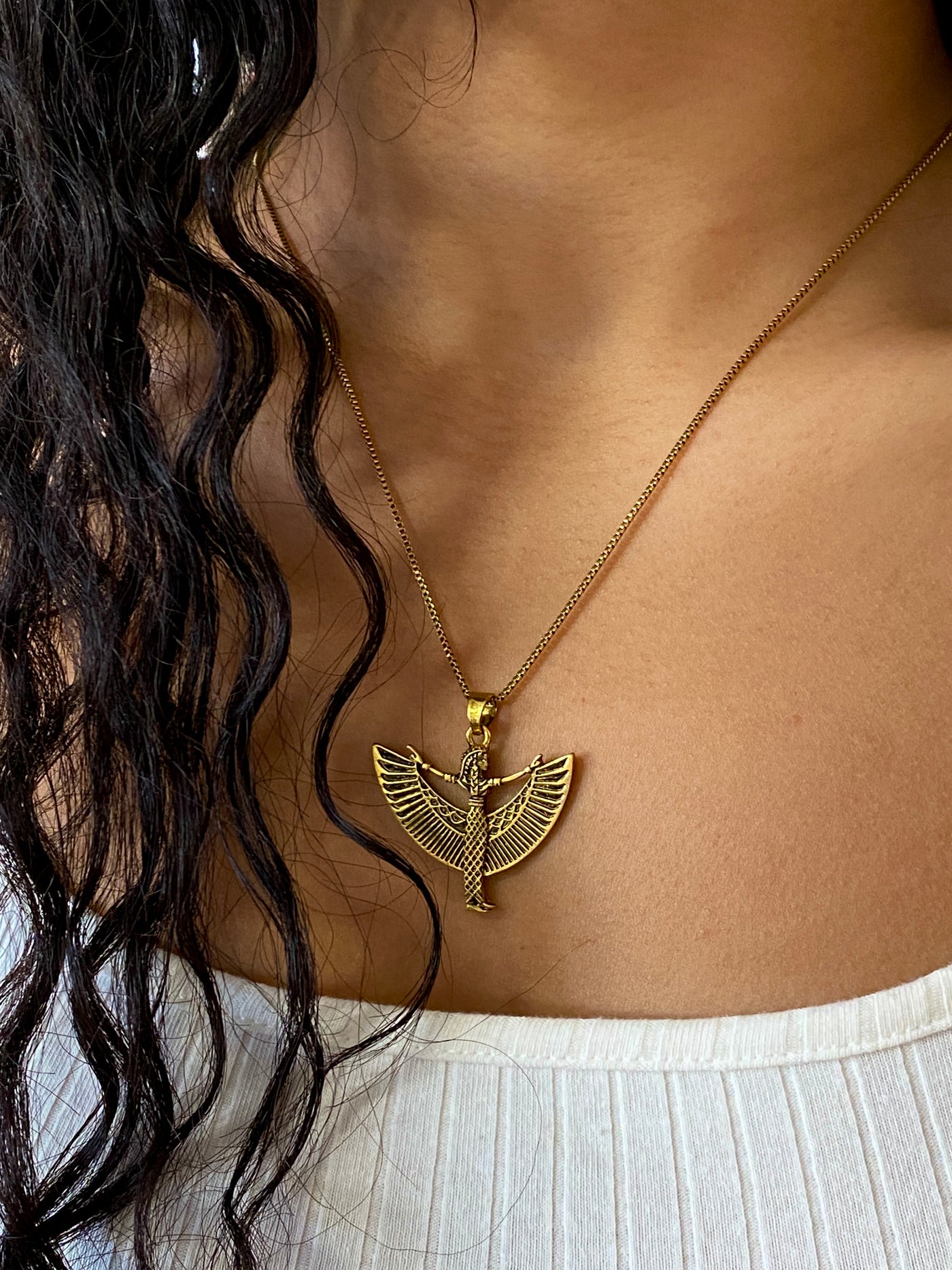 Maat Egyptian Goddess Necklace