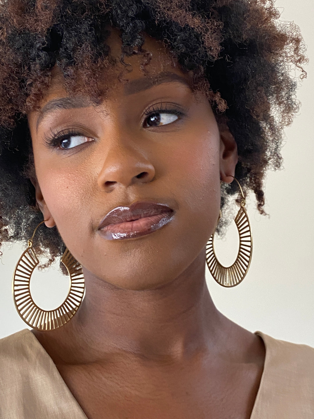 Janya Brass Hoop