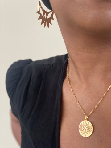 Boho Gal Jewelry - Ime Silver Necklace