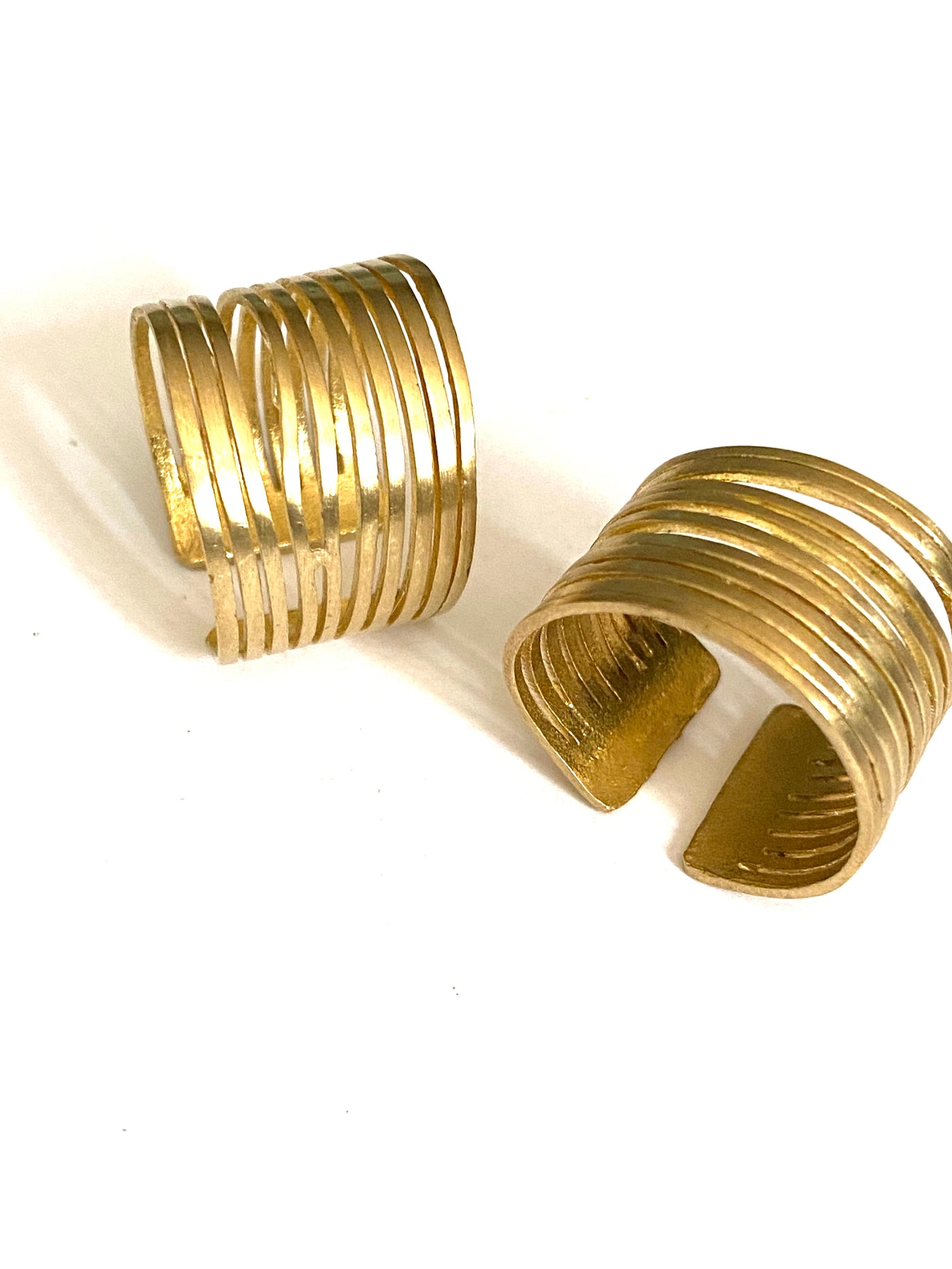 Diya Brass Adjustable Ring