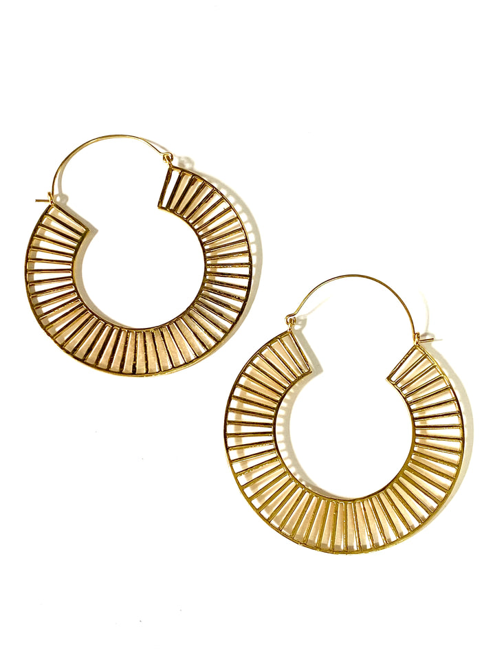 Janya Brass Hoop