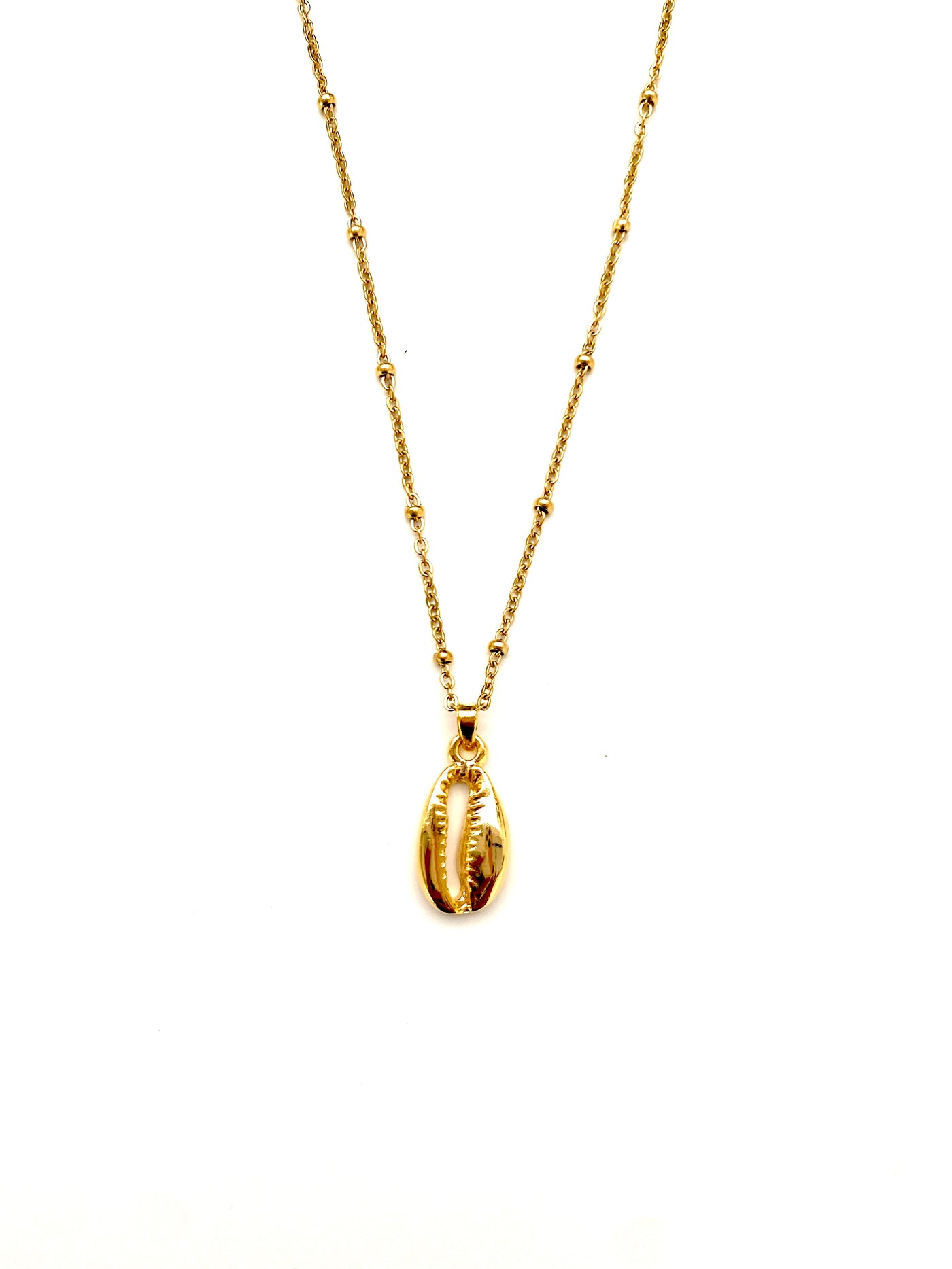 Gold Cowrie Necklace